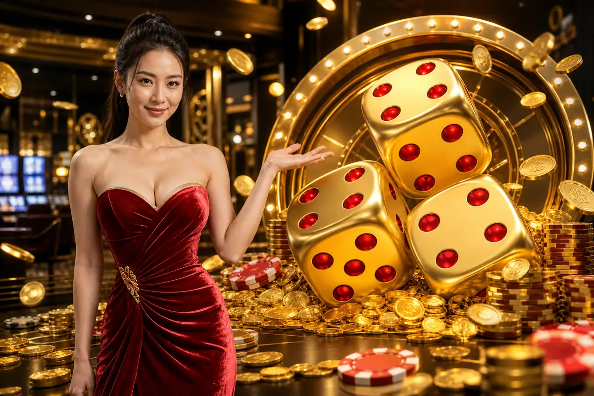 crown888 Casino dealer langsung baccarat meja hijau